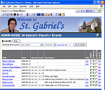 Screenshot of St. Gabriels Website