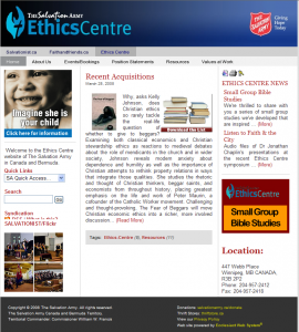 Salvation Army Ethics Centre