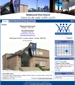 Westmount Park Church Website