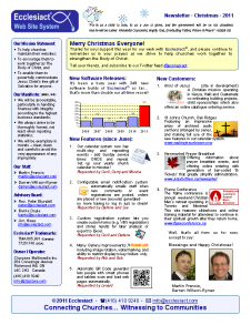 Download Newsletter 4 - Christmas 2011